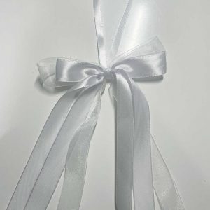 Laços Branco para Carros dos Convidados