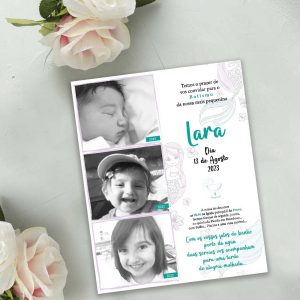 Convite “Encanto de Sereia”