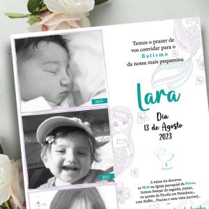 Convite “Encanto de Sereia”