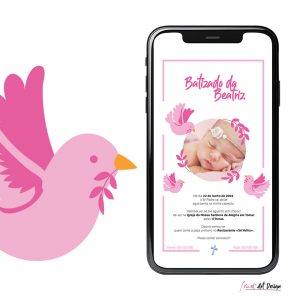 Convite virtual Passarinhos